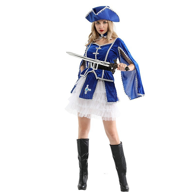 Halloween Cosplay Costume Women's Pirate Princess Dress