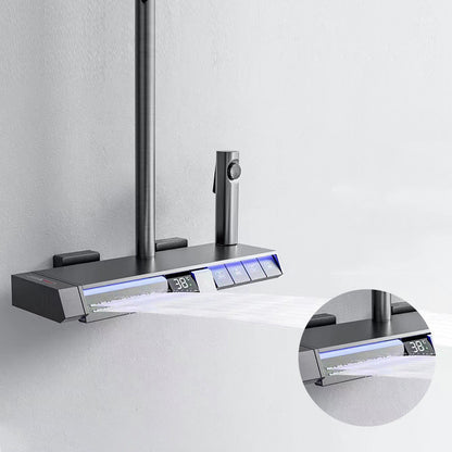 Bathroom Shower Set Thermostat Digital Display With Ambient Light