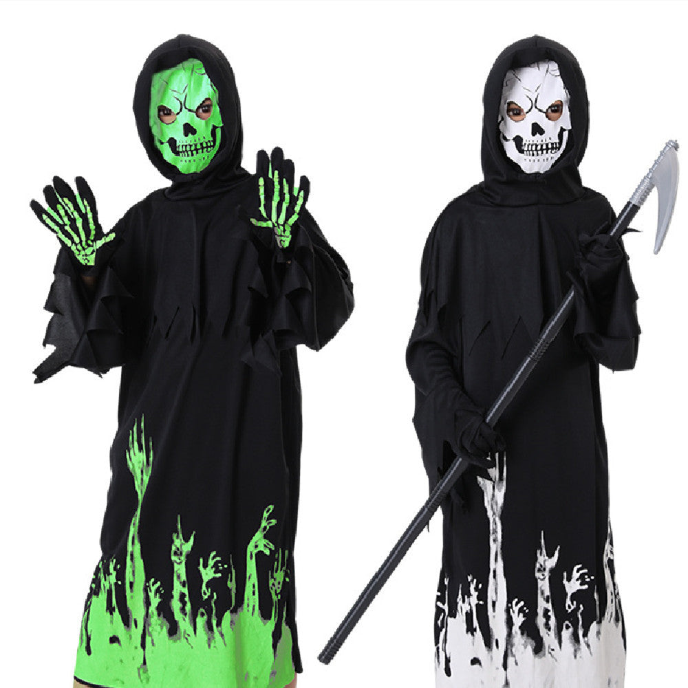 Costume de mort d'Halloween lumineux