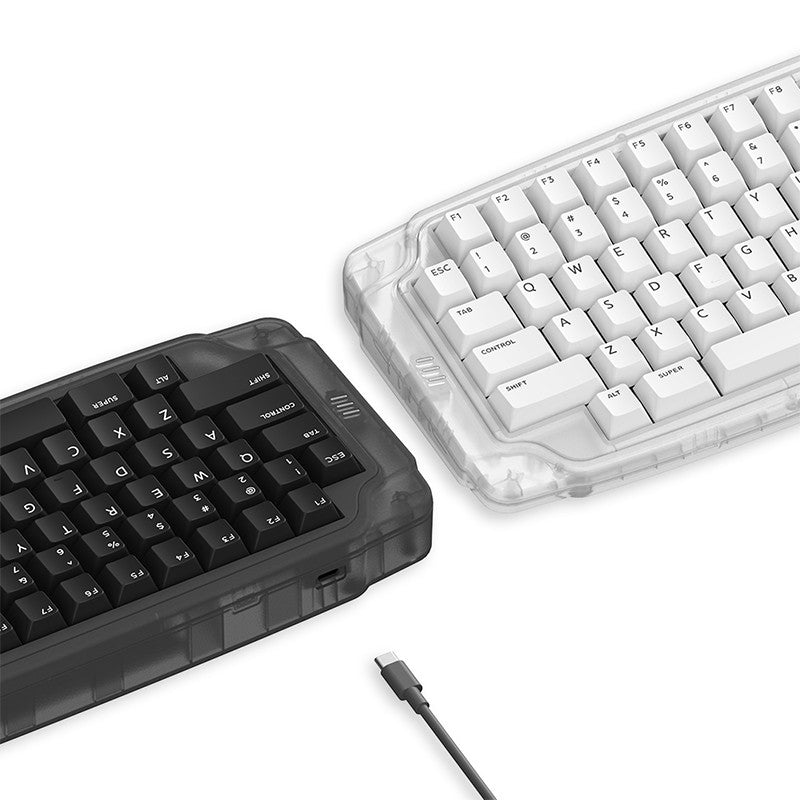 Teclado mecánico inalámbrico trimodo Bluetooth Gaming Office