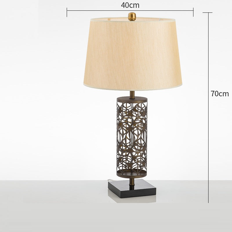 Lampe de bureau d'art de luxe pour chambre modèle de créateur