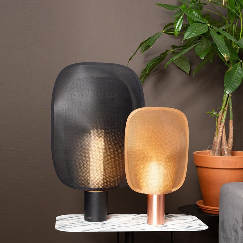 Lampe de Table personnalisée avec ventilateur en Pu, moderne et Simple, pour chambre à coucher, étude, modèle de salle