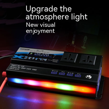 Vehicle Inverter Seven-color Ambience Light Converter