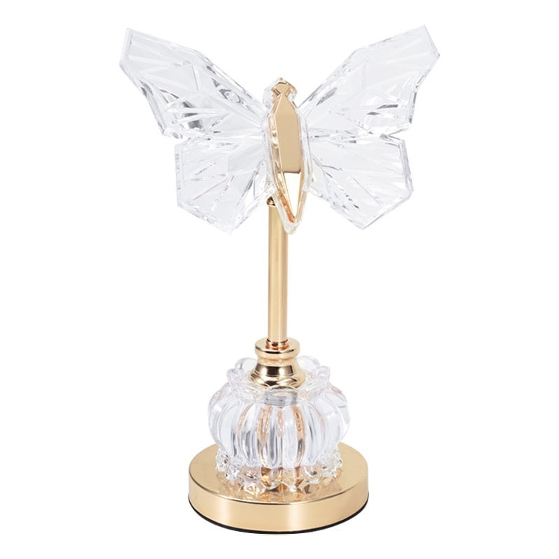 Butterfly Table Lamp Bedroom Bedside Creative Ambience Light