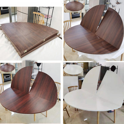 Nouveau Table ronde pliante 4 points maison