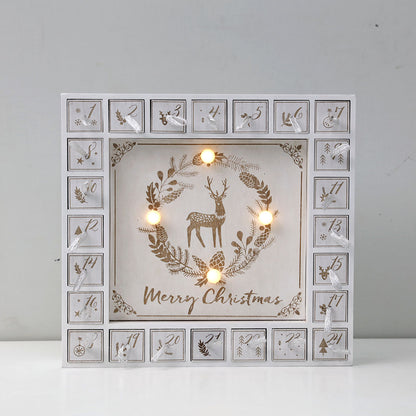 Christmas European Countdown Countdown Calendar Lighting Decoration Gifts