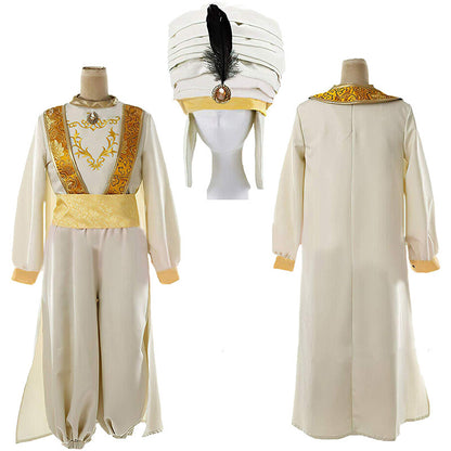 Costume de cosplay pour enfants et adultes de la lampe magique d'Aladdin pour Halloween Mille et Une Nuits