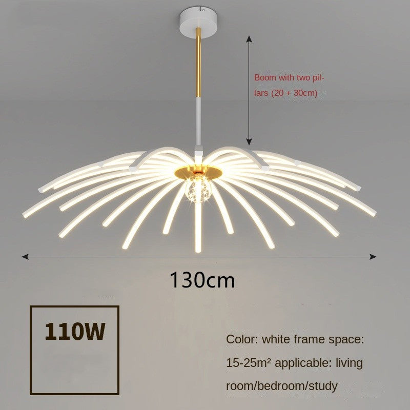 Lustre LED dans la chambre à coucher de la salle à manger