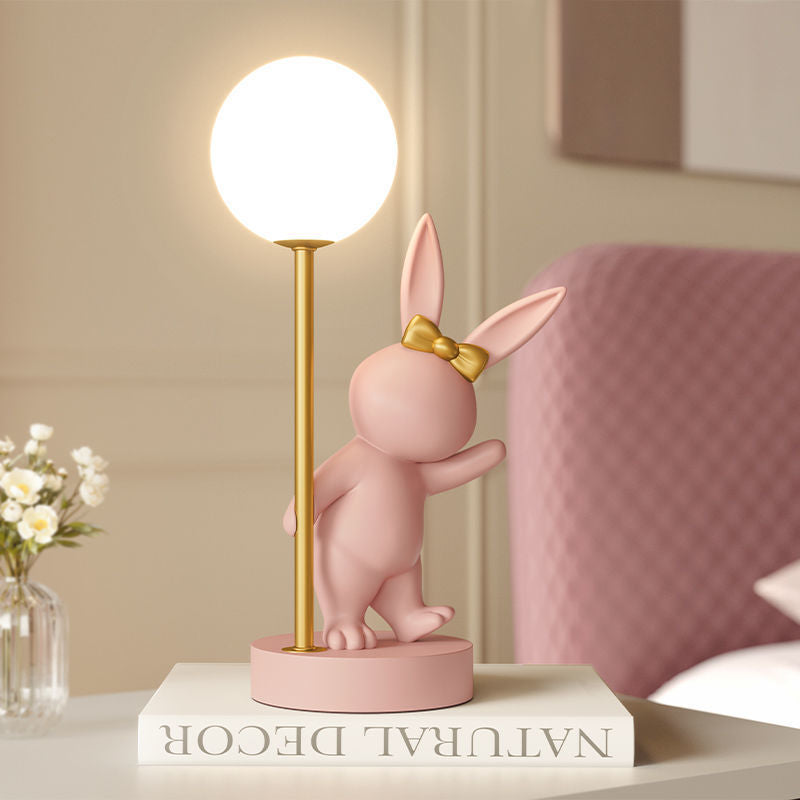 Milk Candy Rabbit Wedding Lamp Bedroom Bedside