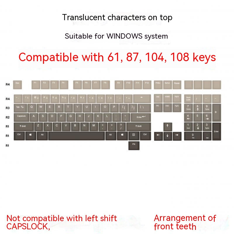 Clavier Bluetooth mécanique compétitif simple radio dégradé 64