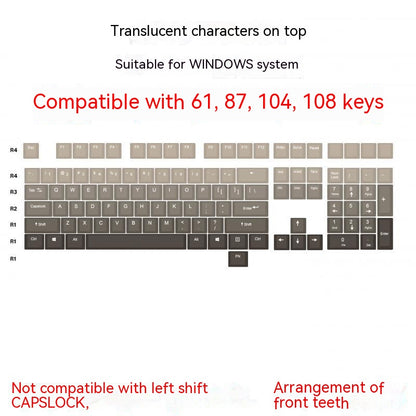 Teclado Bluetooth mecánico competitivo con radio simple gradiente 64