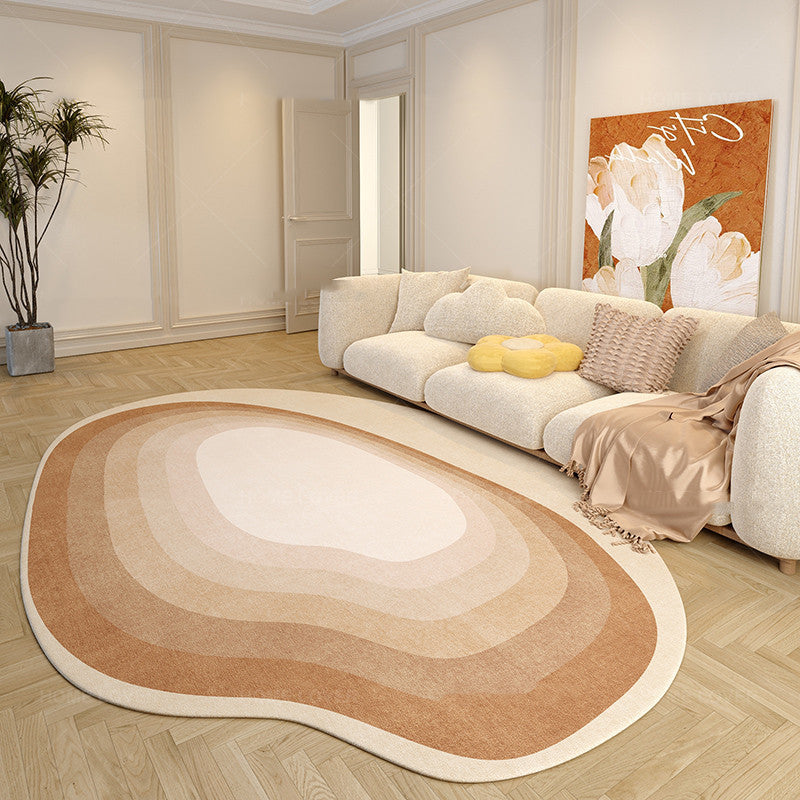 Household Irregular Shaped Simple Sofa Coffee Table Floor Mats