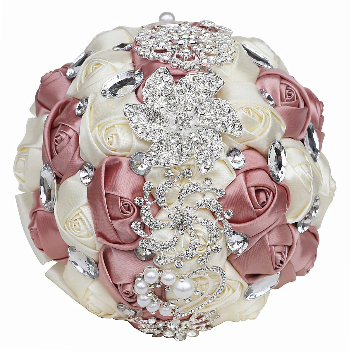 Bridal Finished Satin Bouquet Wedding Ribbon Handheld