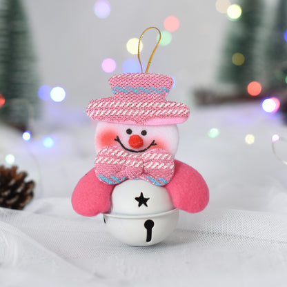 Christmas Decorations Festival Small Pendants Christmas Tree Pendants With Bells Small Pendants Christmas Gifts Doll Bells