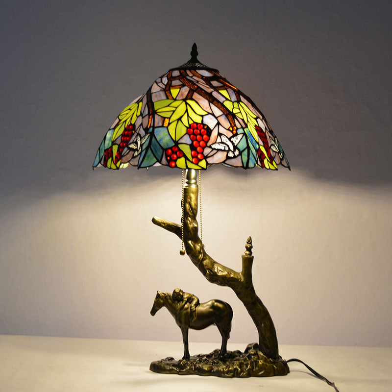 European Vintage Tiffany Table Lamp