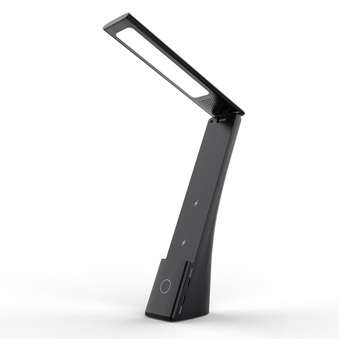 Lampe de Table pliable en plastique, support de charge sans fil, personnalisé, créatif, multifonctionnel, trois en un