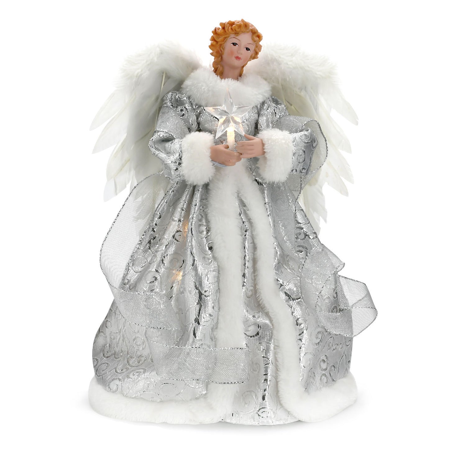 Angel Doll Tree-top Star Light-emitting Christmas Tree Decorations