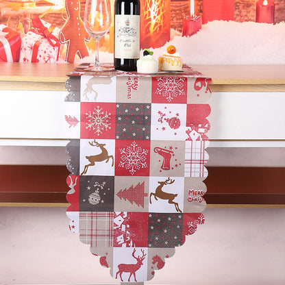 Christmas Decorations Printed Cloth Table Runner