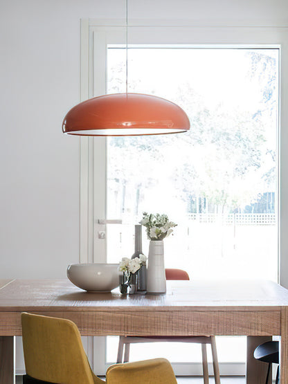 Danish Orange Restaurant Pendant Lamp