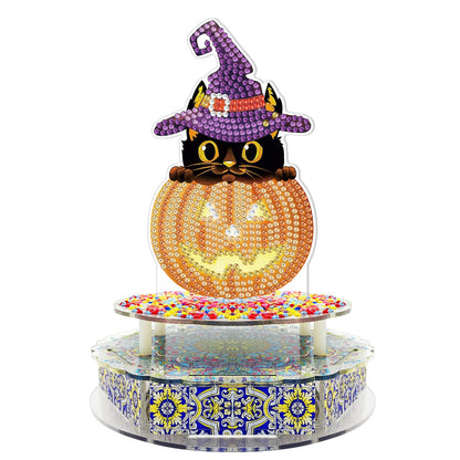 Handmade Point Diamond Halloween Easter Decoration Music Box Diy Diamond Painting