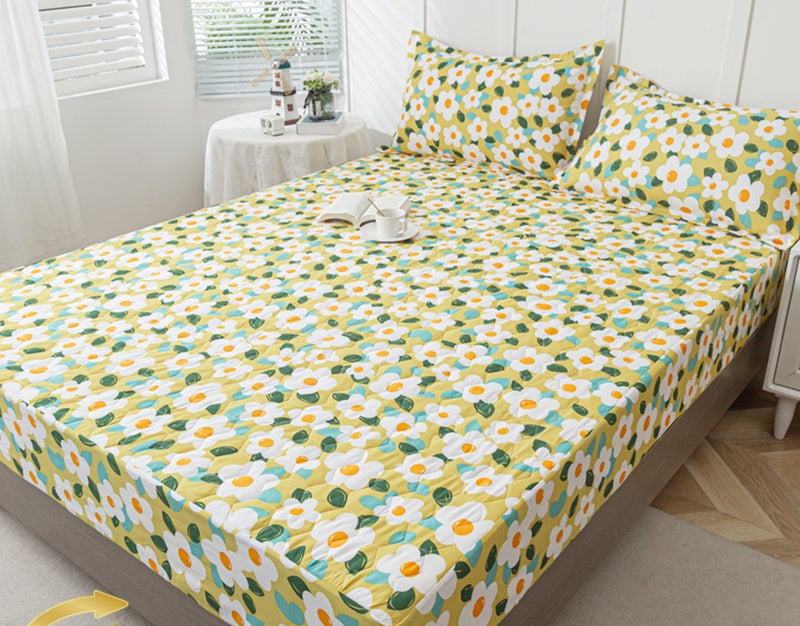 Drap-housse Sandwich avec taie d'oreiller, drap et housse de matelas