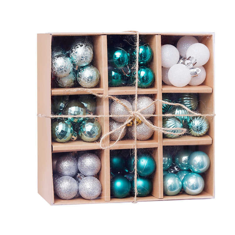 Coffret cadeau de 99 boules de décorations de Noël de 3 cm