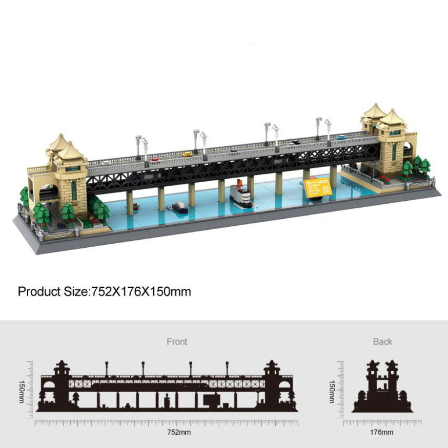 Modelo de bloques de construcción juguetes educativos