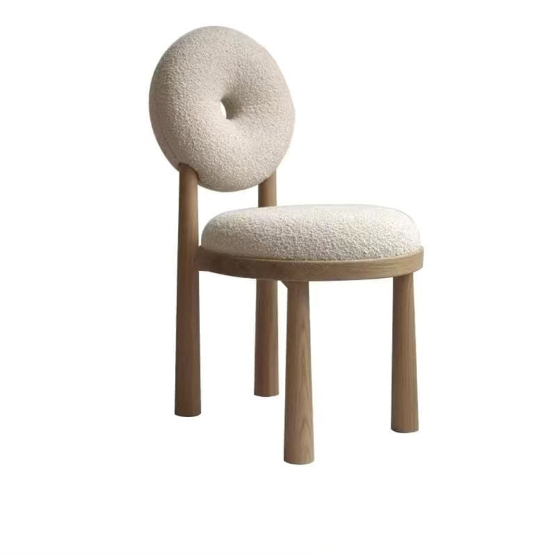 Silla de lana bereber, silla de comedor para el hogar, silla de diseñador nórdico, sillón, silla de escritorio, silla de maquillaje, silla cosmética