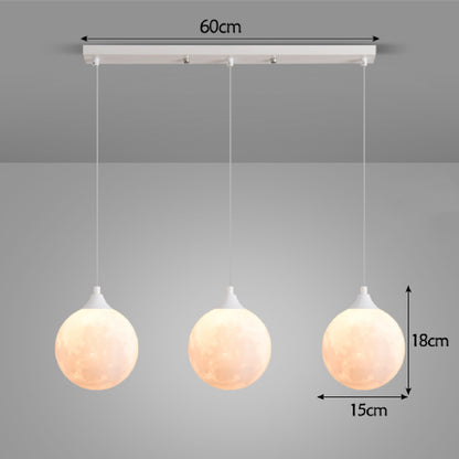 Moon Lamp Nordic Light Luxury Dining Room Table Bar Restaurant