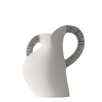 Scandinavian Creative Minimalist Ceramic Vase Ornaments