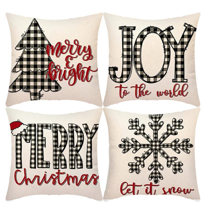 Home Decoration Printing Christmas Pillow Cover