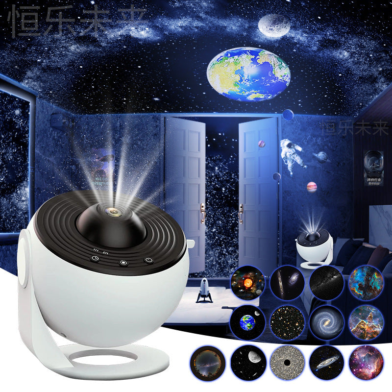 Veilleuse galaxie projecteur ciel étoilé projecteur 360 rotation planétarium lampe pour enfants chambre saint valentin cadeau mariage déco