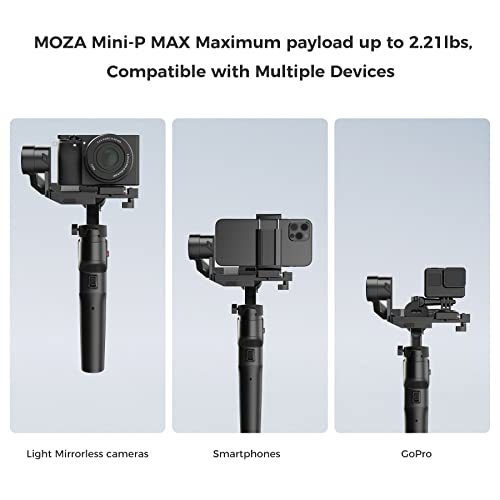 Stabilisateur pliable de suspension de smartphone de 3 axes de Mini P pour la caméra d'action sans miroir