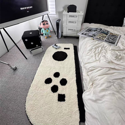 Home Retro Gamepad Flocking Carpet