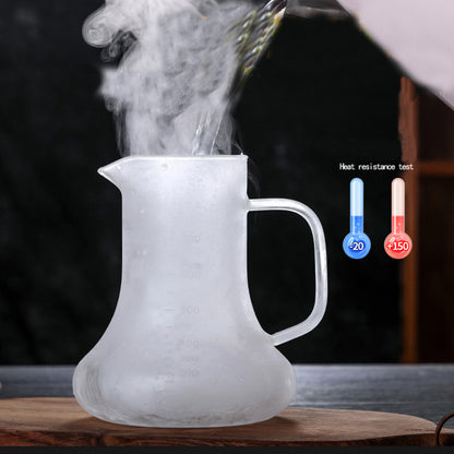 Cafetière portative à extraction à froid en verre borosilicaté à haute teneur