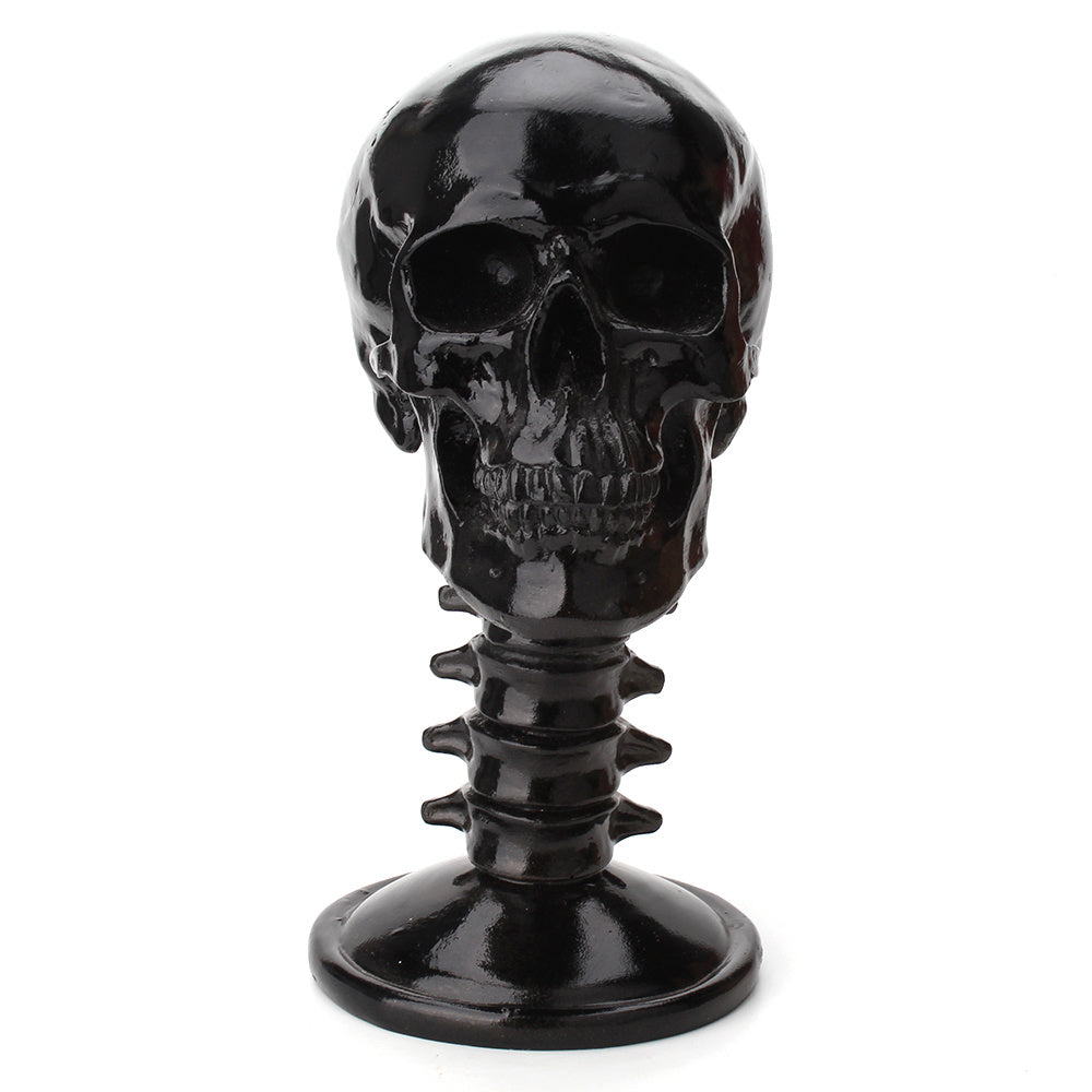 Skull Ornaments Glasses Frame Black Porch Table Decoration Furnishings