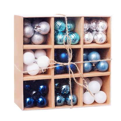 Coffret cadeau de 99 boules de décorations de Noël de 3 cm