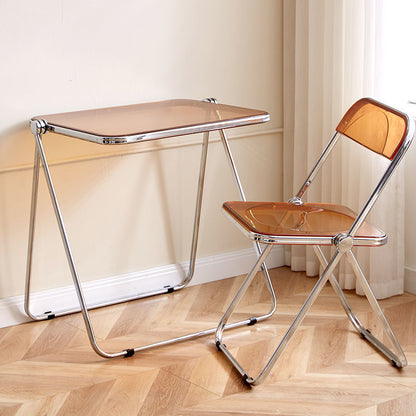 Transparent Folding Table And Chair Acrylic Stool Crystal