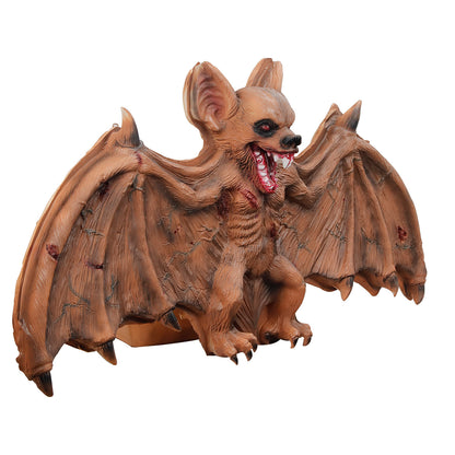 Décoration de pendentif fantôme de grande chauve-souris d'Halloween, jouet de chambre secrète, accessoires en mousse de latex d'horreur