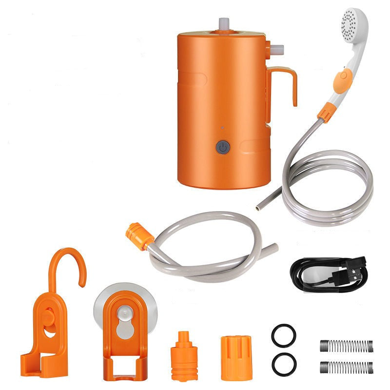 Outdoor Water Pumping Portable Shower