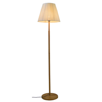 Simple Modern Fabric Warm Color Vertical Floor Lamp