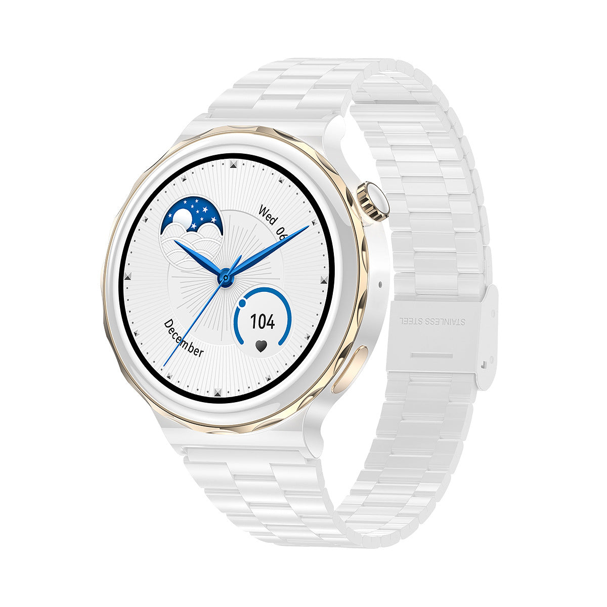 HK43 Bluetooth llamadas pago fuera de línea NFC ciclo femenino podómetro ritmo cardíaco AI anillo de reloj inteligente femenino