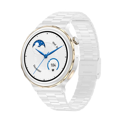 HK43 Bluetooth appelant paiement hors ligne NFC femme Cycle podomètre fréquence cardiaque AI femme montre intelligente anneau