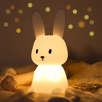 Luz Nocturna LED Luz Nocturna Infantil Nachtlampje Voor Kinderen lámpara de dormitorio Sensor táctil decoración de habitación lindo regalo para niños