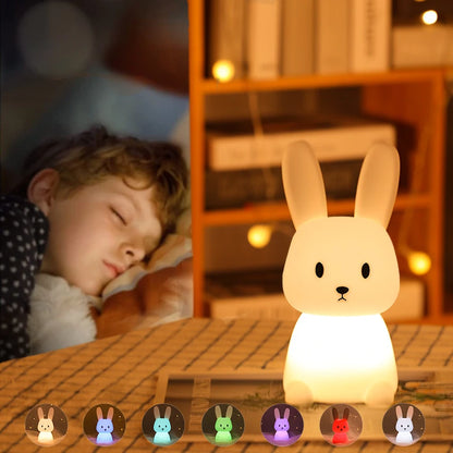 Luz Nocturna LED Luz Nocturna Infantil Nachtlampje Voor Kinderen lámpara de dormitorio Sensor táctil decoración de habitación lindo regalo para niños