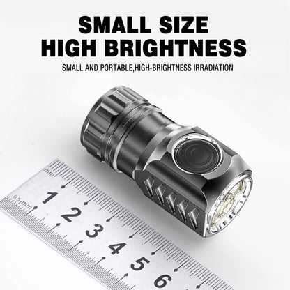 ES03 3*SST20 3000LM Powerful LED Flashlight USB Rechargeable 18350 6-Mode Super Bright Torch for Camping Mountaineering