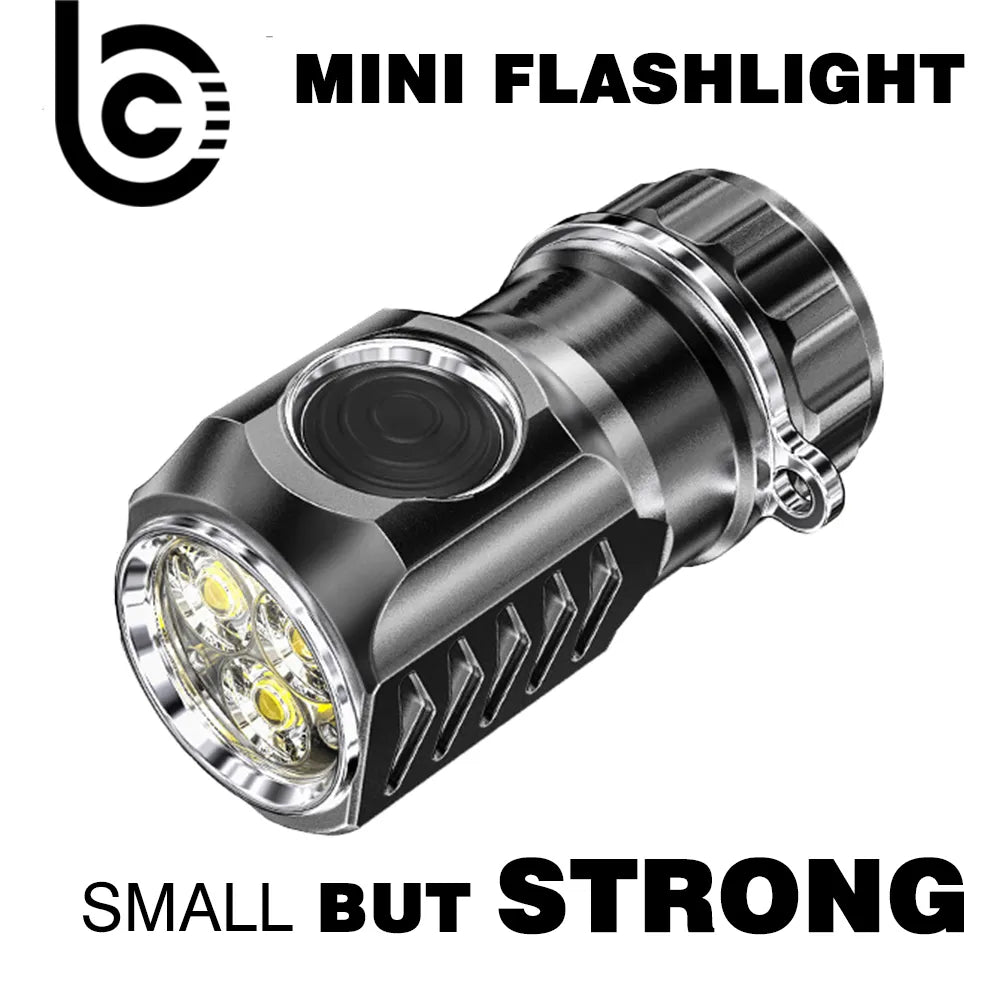 ES03 3*SST20 3000LM Powerful LED Flashlight USB Rechargeable 18350 6-Mode Super Bright Torch for Camping Mountaineering