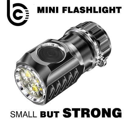 ES03 3*SST20 3000LM Powerful LED Flashlight USB Rechargeable 18350 6-Mode Super Bright Torch for Camping Mountaineering