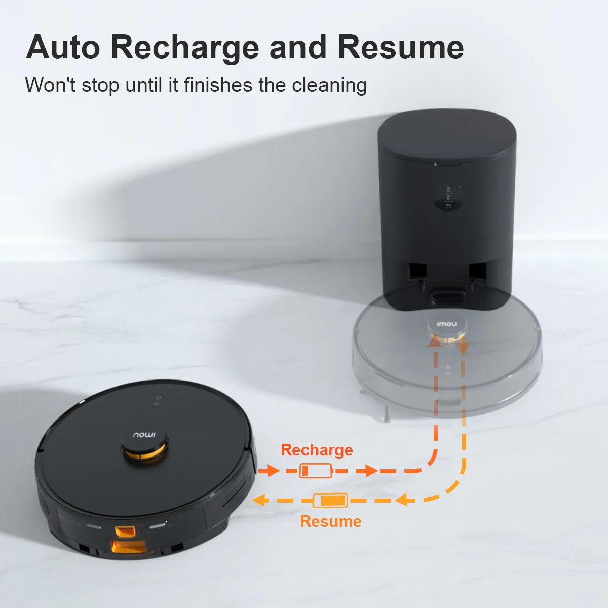 IMOU Robot aspirateur auto-vide Robot balayeuse Aspirador Friegasuelos appareil ménager expédition rapide