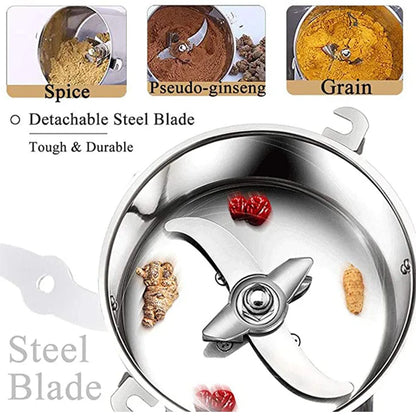 800g Grains Spices Hebals Cereals Coffee Dry Food Grinder Electric Grain Mill Beans Crusher Coffee Machine Powder Crusher